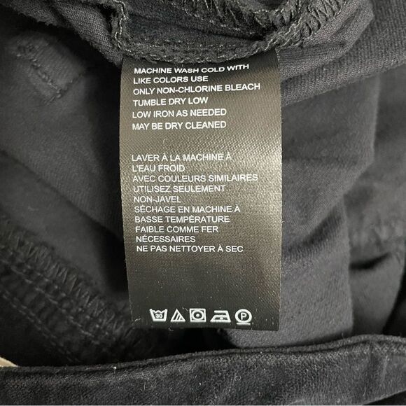 NWT Free People In My Feelings Black Velvet Crop Slim Flare Boho Pants Size XS - Picture 12 of 13